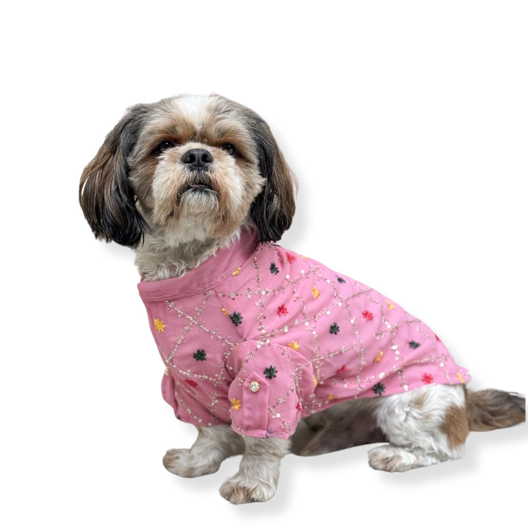 Pawgy Pets Festive Shirt Pink (New) for Dogs