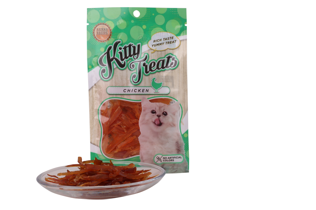 Kitty Treats Soft Chicken Jerky Sliced, 30g