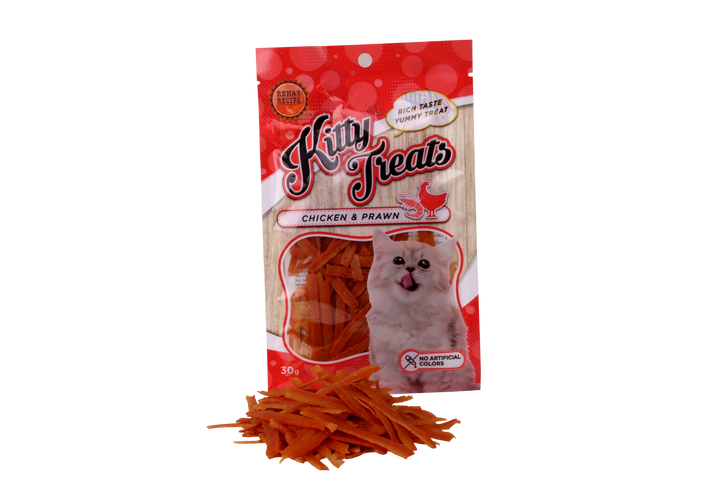 Kitty Treats Chicken with Shrimp Flavour, 30g