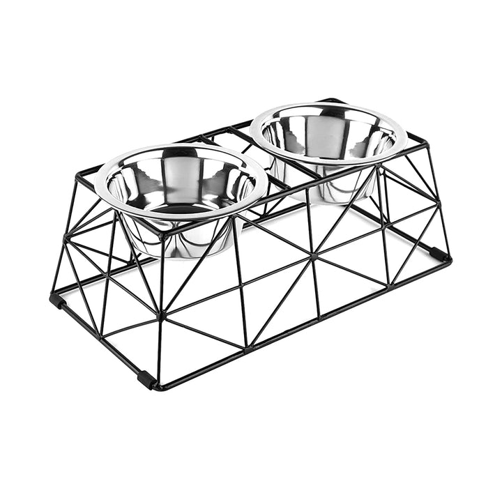 Stackable Taper Cross Metal Feeder