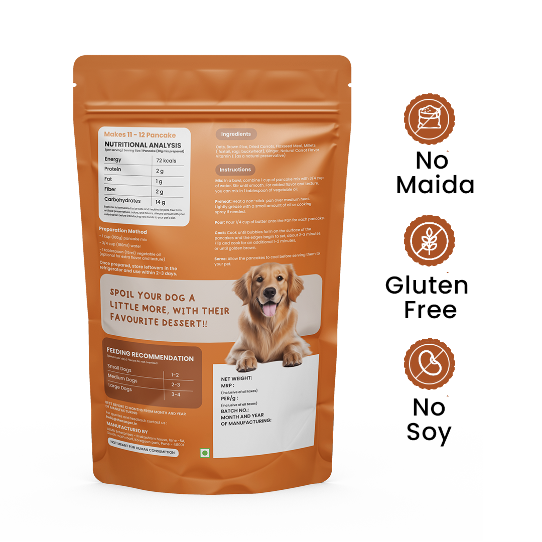 Pancake Mix for Dogs Carrot 250gm