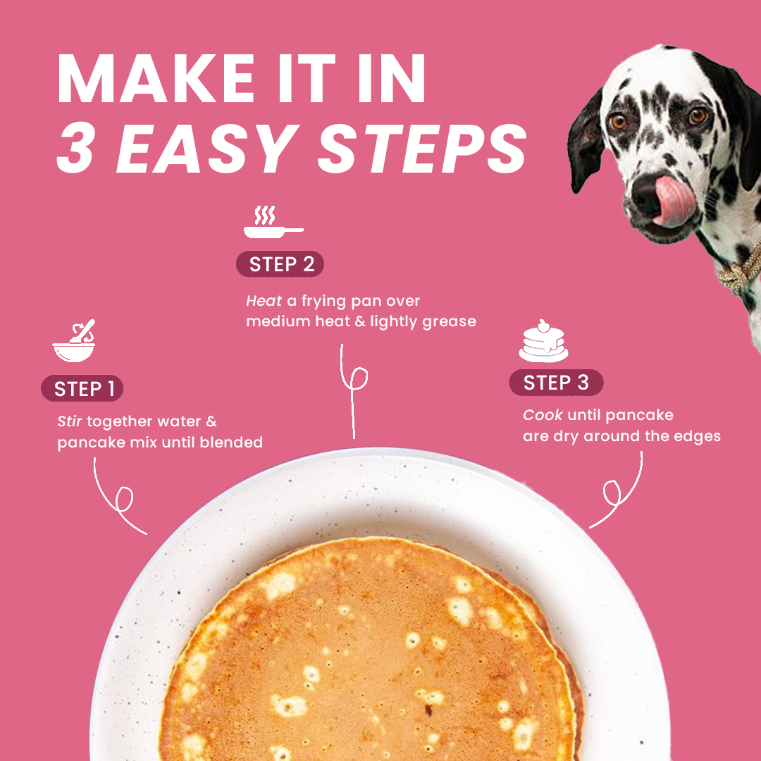 Pancake Mix for Dogs Strawberry 250gm