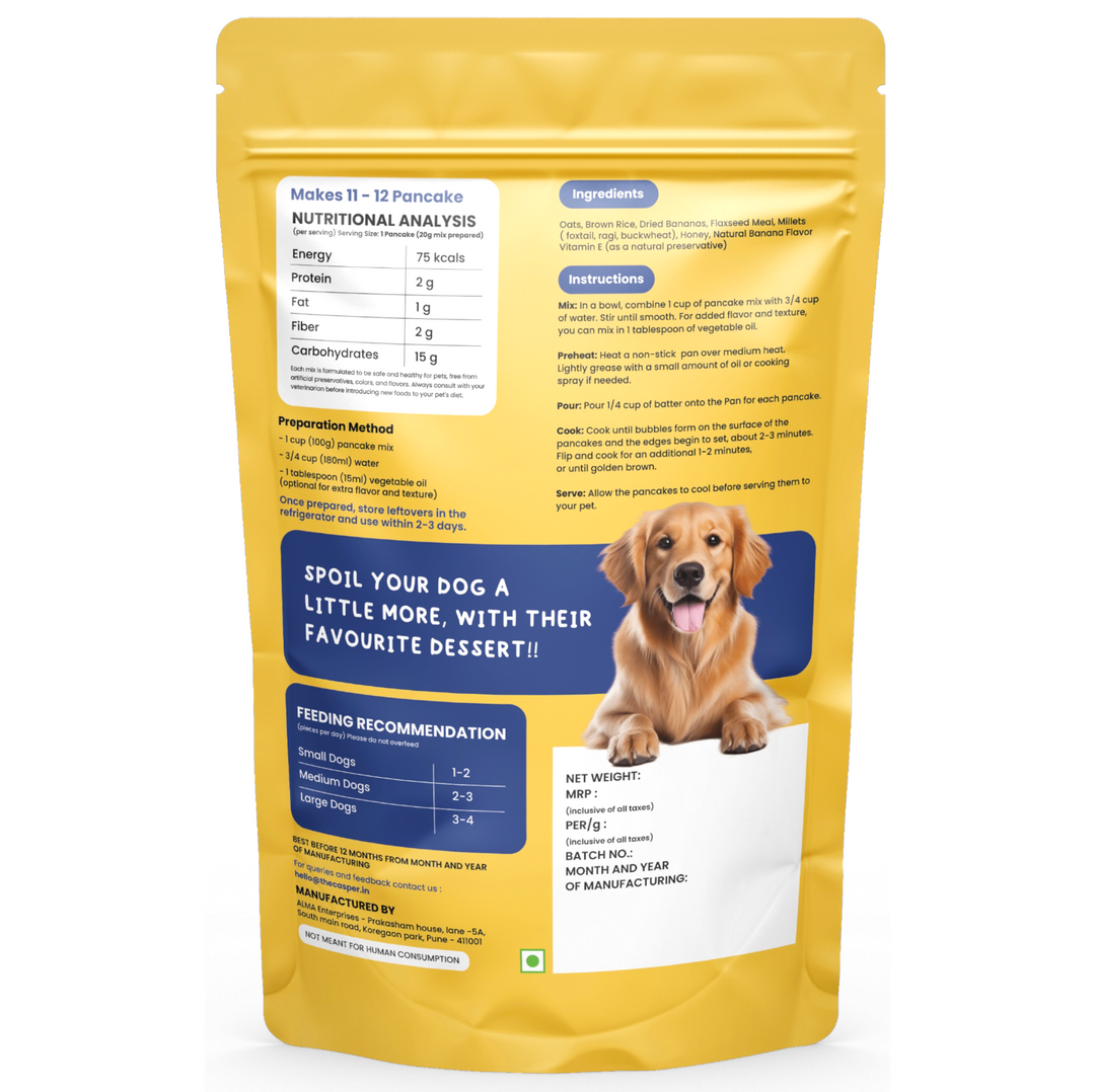 Pancake Mix for Dogs Banana 250gm