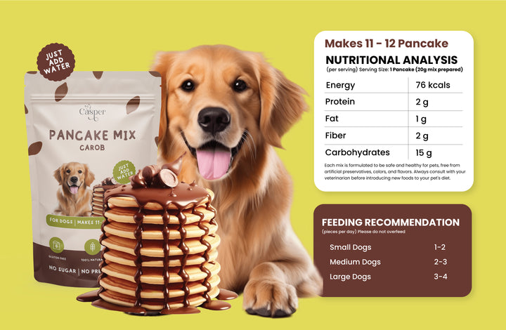 Pancake Mix for Dogs  Carob 250gm