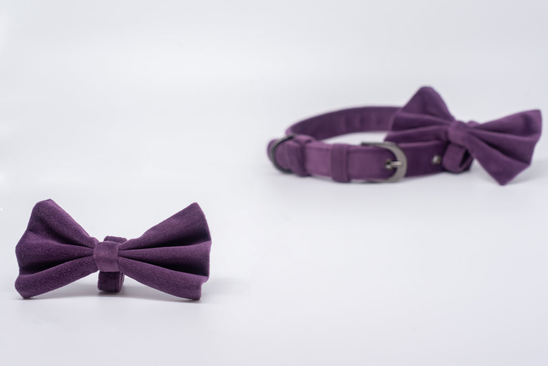 Suede Sailor Bow Tie