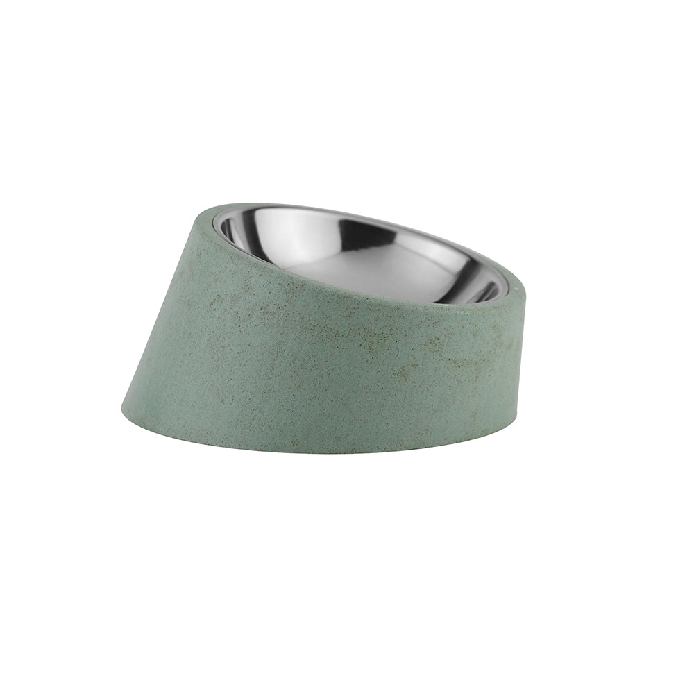 Sustainable Tilted Bowl - Mint Green