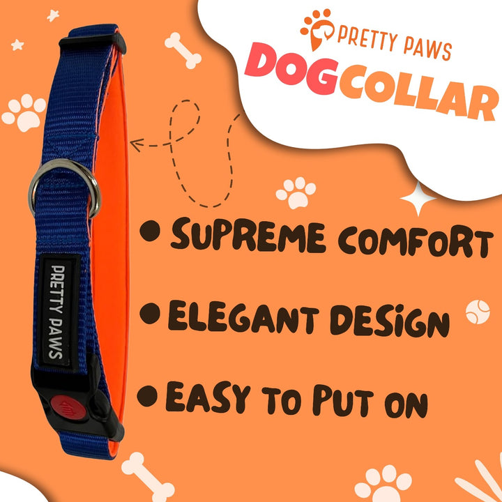 Solid Blue Dog Collar