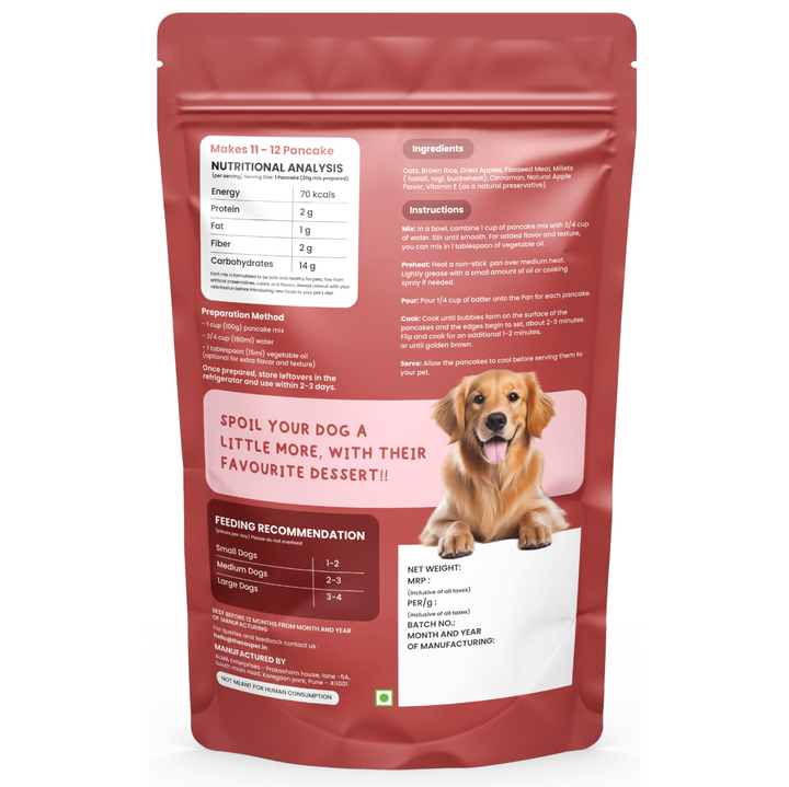 Pancake Mix for Dogs Apple 250gm